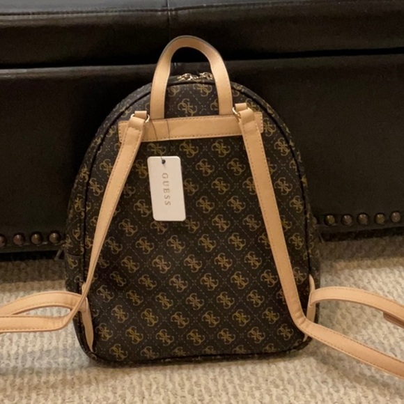 Guess Monogram Brown Backpack main image 2